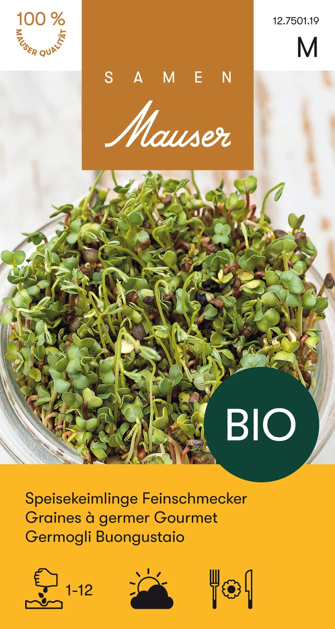 BIO Graines à germer Gourmet, 200 g
