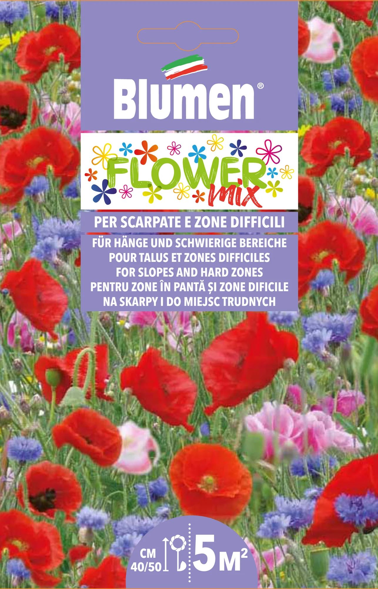 Mélange de fleurs pour talus et zones difficiles