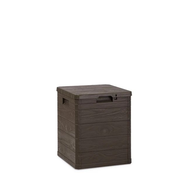 Coffre de jardin 90 litres Woody - Marron