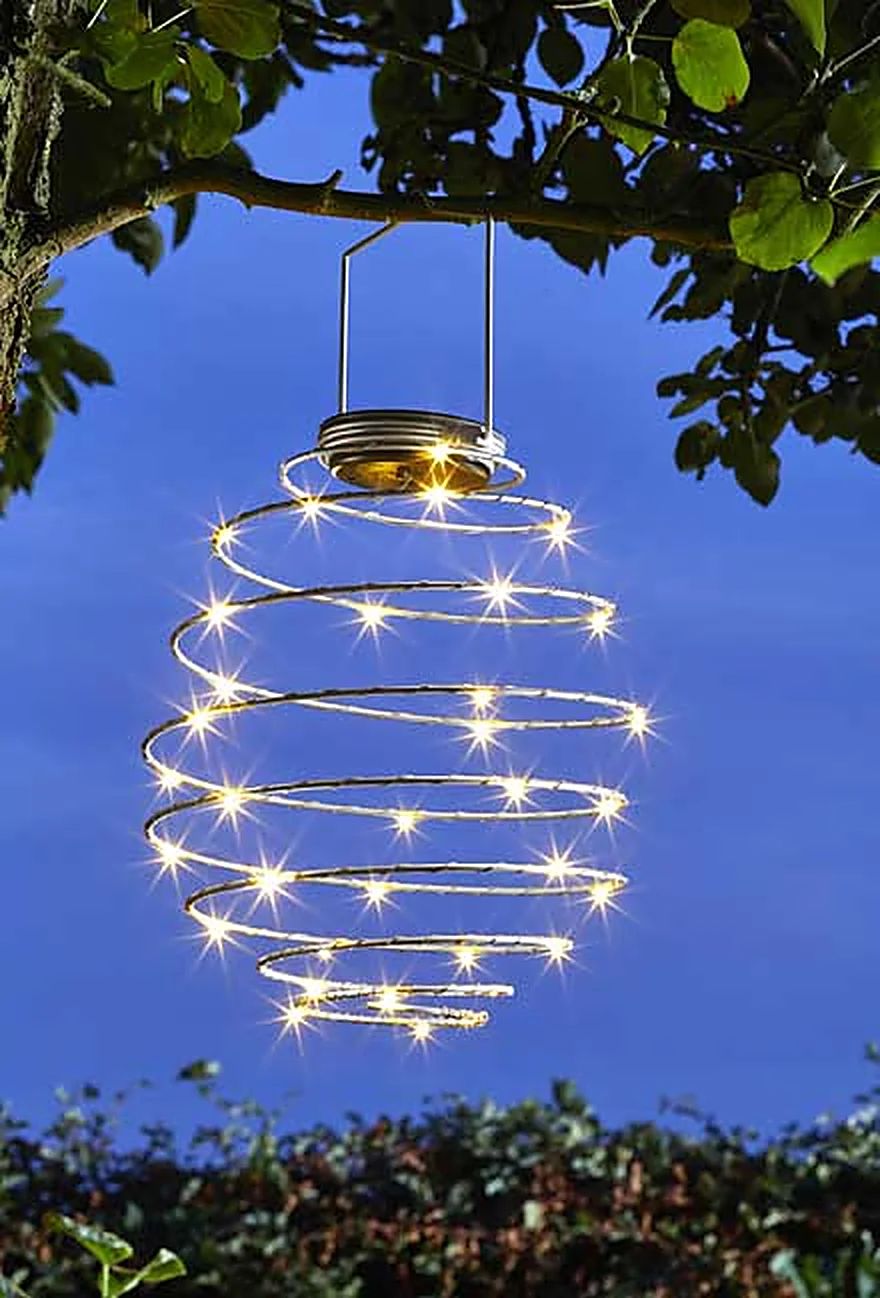 Solar-Spiralleuchte SpiraLight Silber