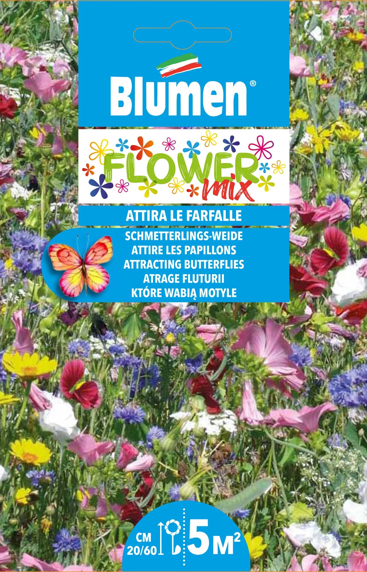 Mélange de fleurs pour papillons