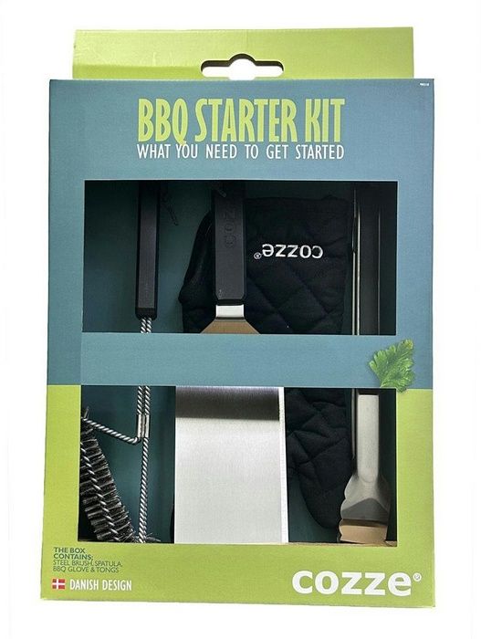 Set d'ustensiles pour barbecue et plancha - 4 pièces