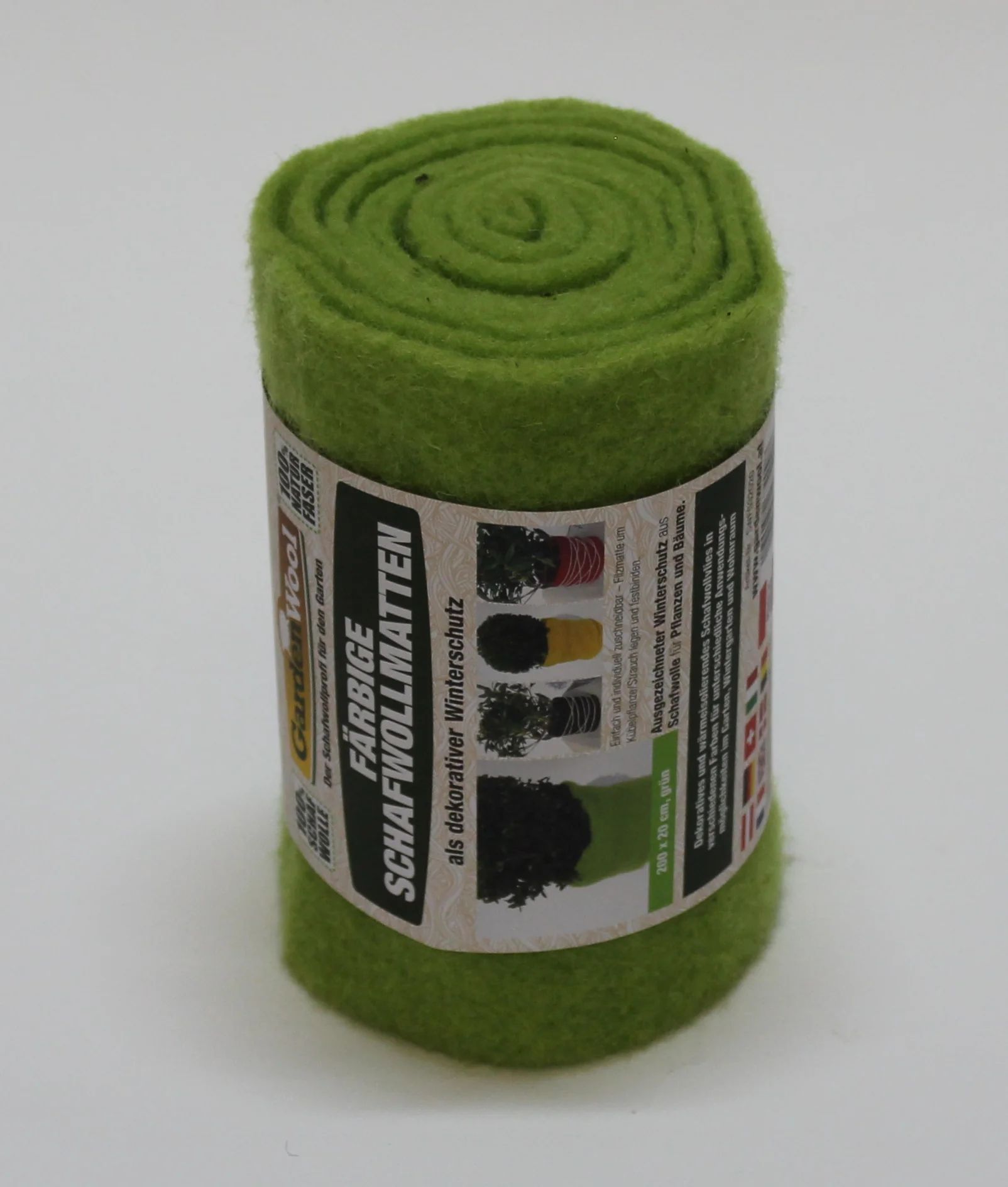 GardenWool® Natte de protection hivernale verte, 200 × 20 cm
