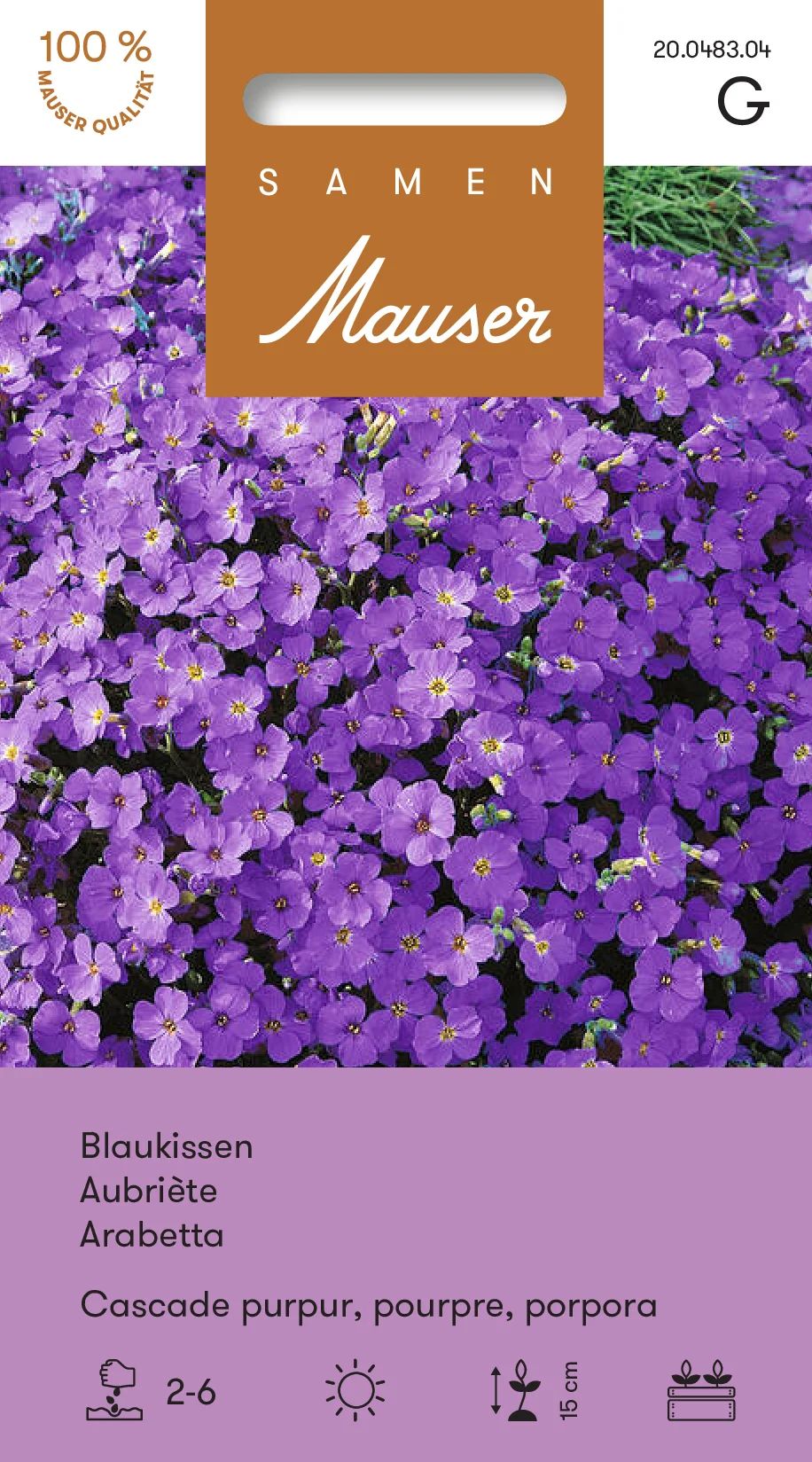 Aubriétie, Cascade pourpre
