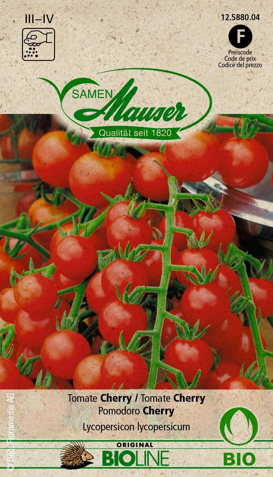 Bourgeon Bio Tomate Cherry