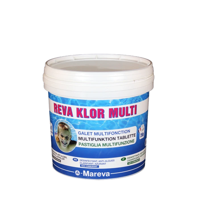 Chlore multifonction galets de 250g -  5 kg