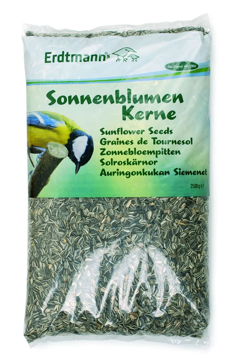 Graines de tournesol striées pour oiseaux, 2,5 kg
