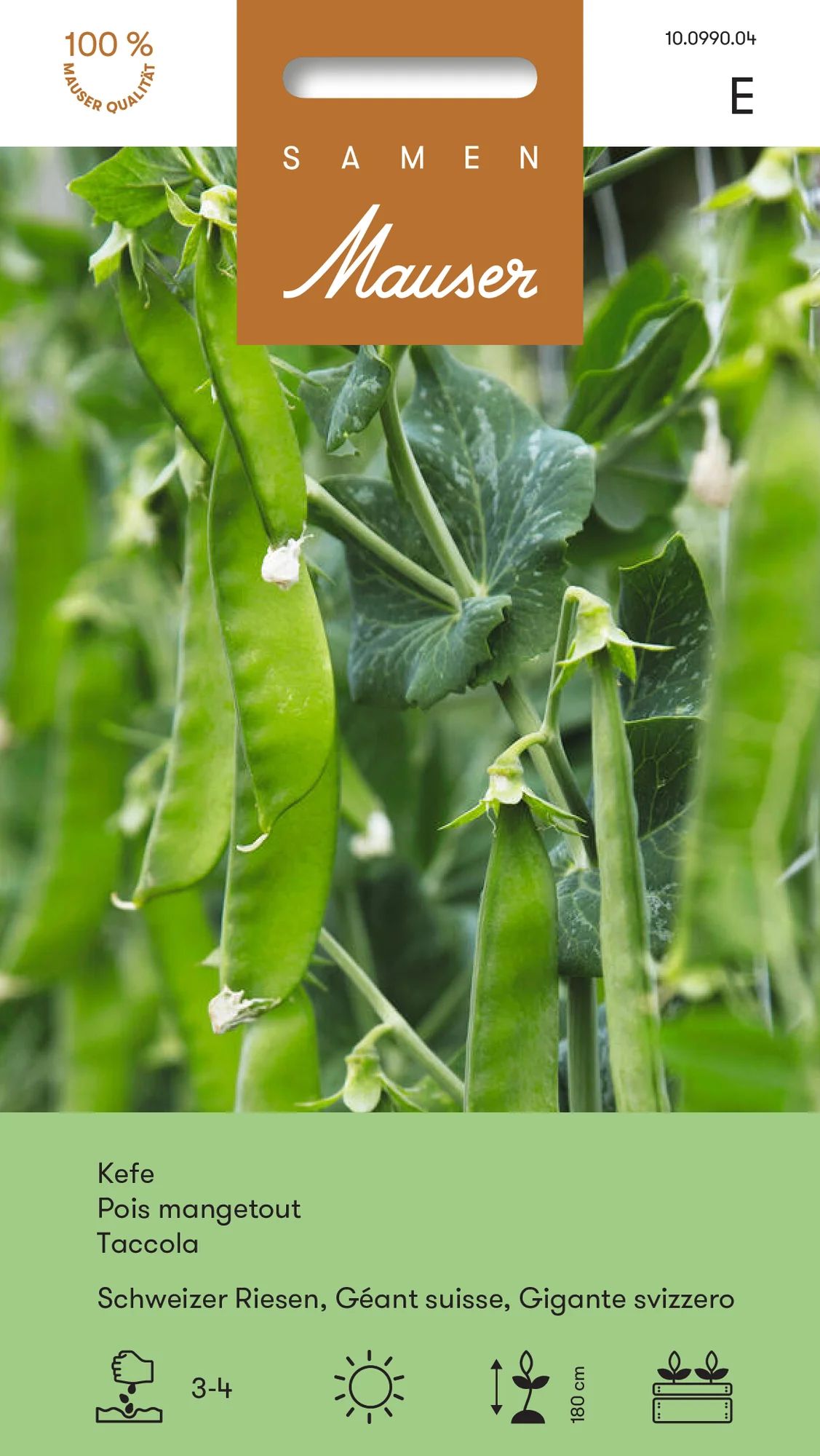 Pois mangetout Géant suisse