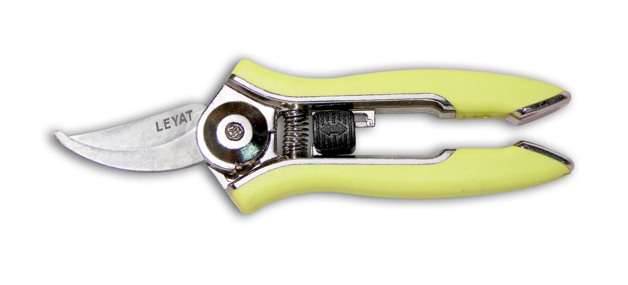 Sécateur LEYAT Happy Line Traditionnel, lame courbe, jaune
