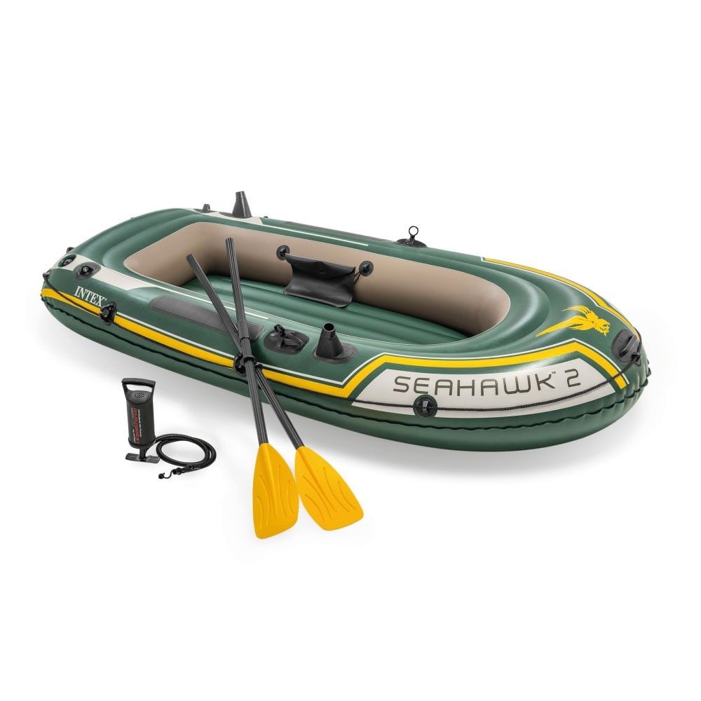 Bateau gonflable avec pagaies et gonfleur - Seahawk 2