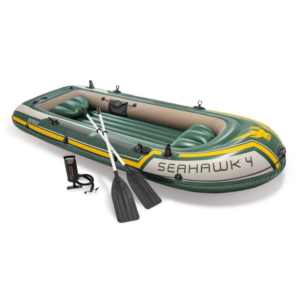 Bateau gonflable avec pagaies et gonfleur - Seahawk 4