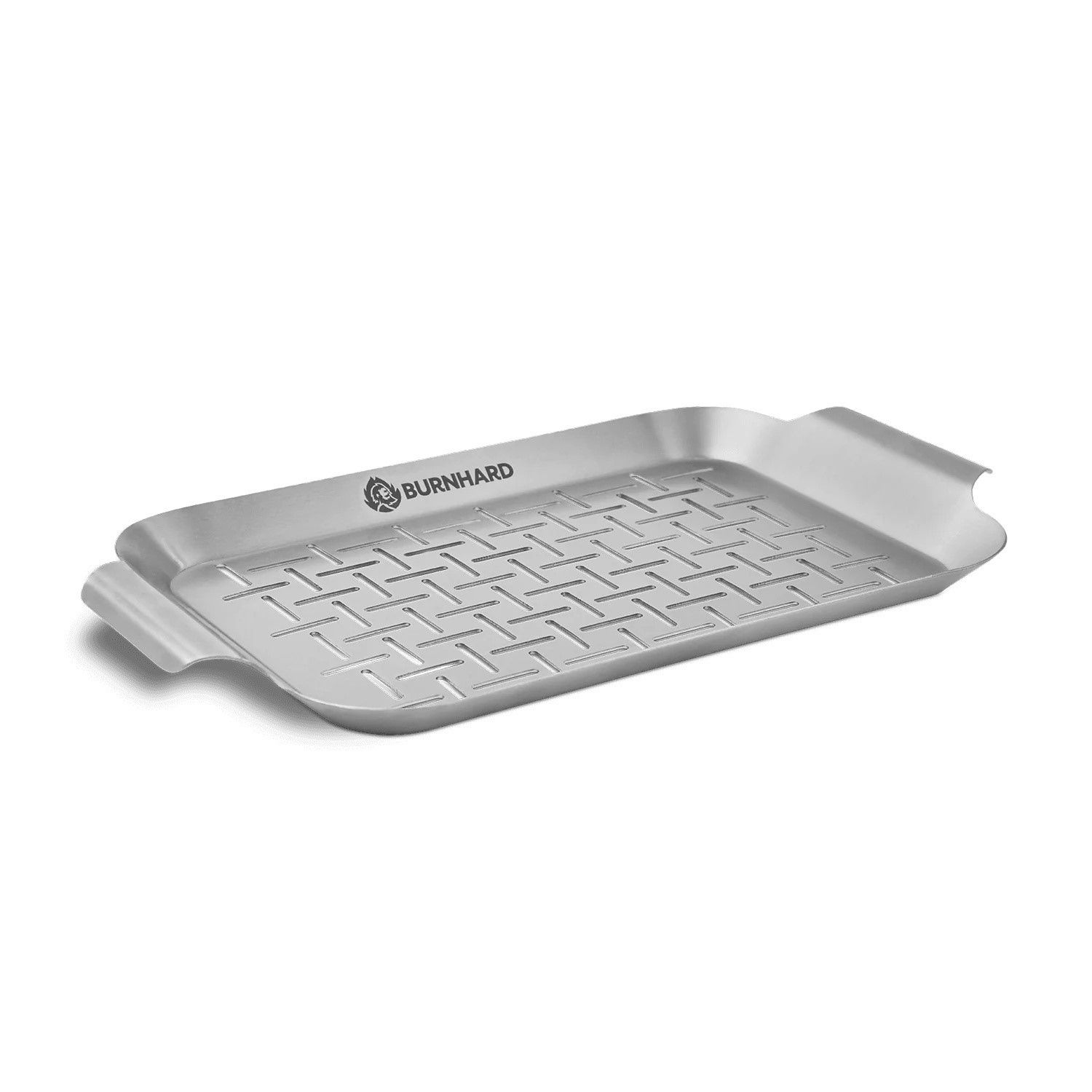 Barquette de grill en acier inoxydable – 27,5 × 19 cm