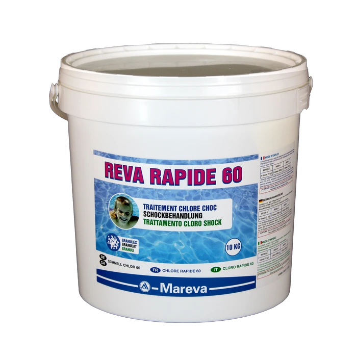 Chlore rapide 60 en granulés - 5 kg