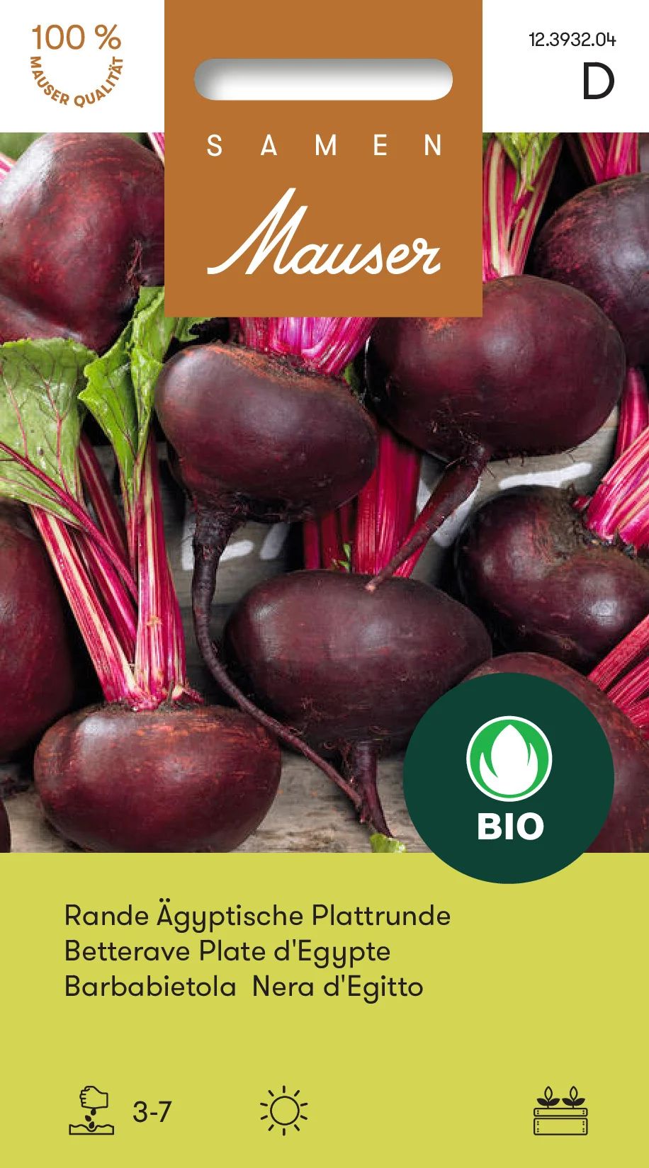 BIO Betterave plate d’Egypte