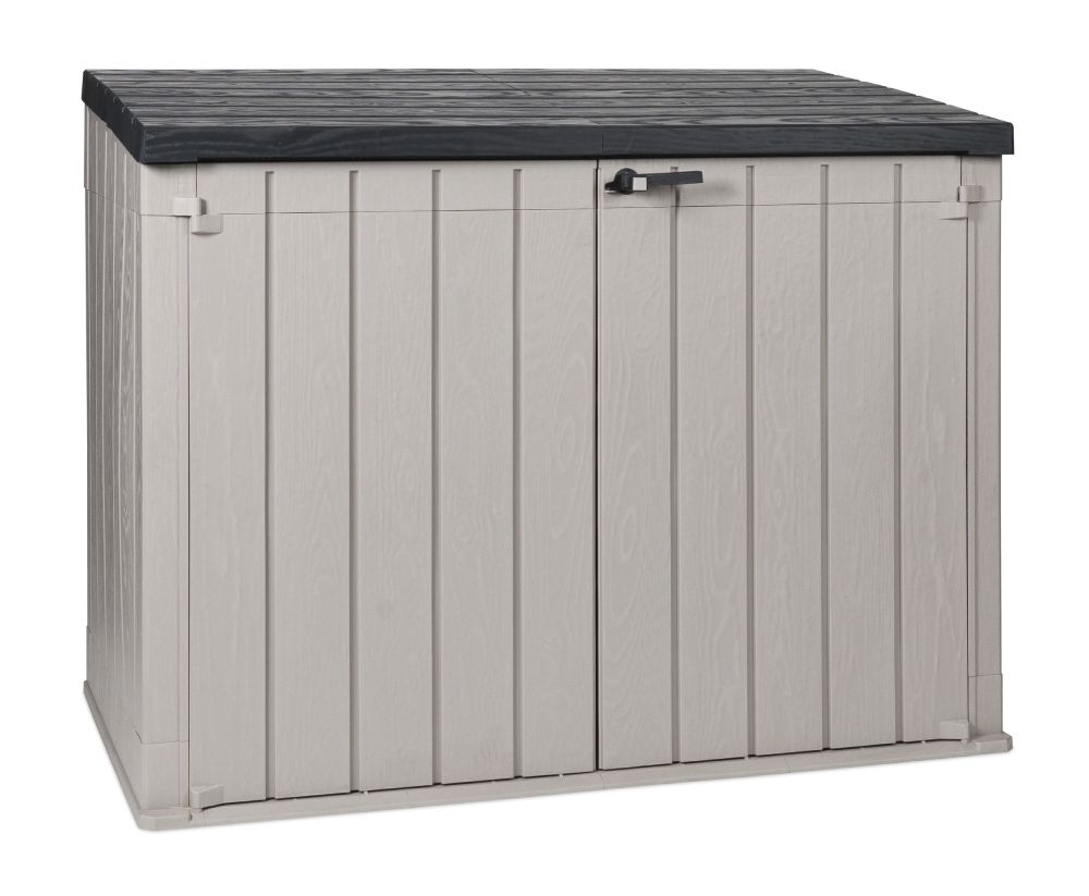 Coffre de jardin Storer Plus 2XL 2270 litres - Gris taupe | anthracite foncé