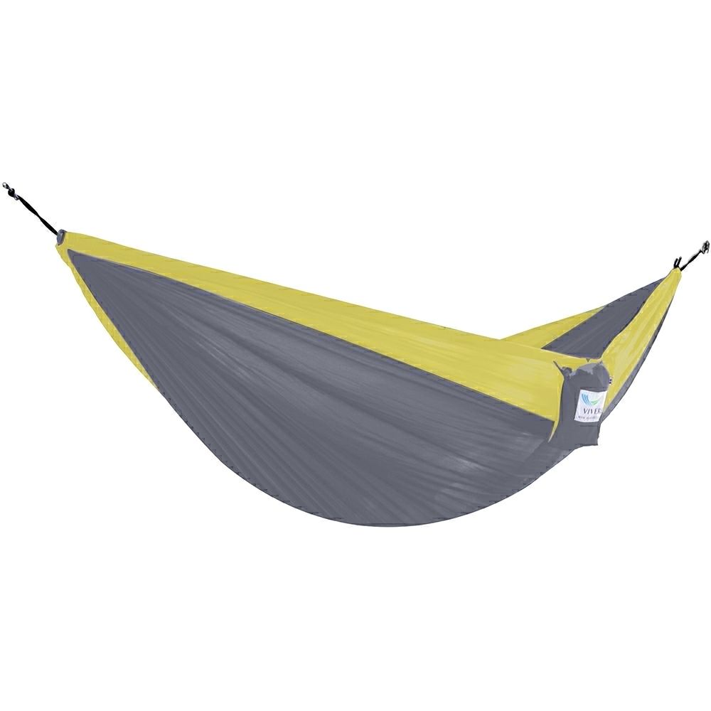 Hamac-parachute 2 places - Gris / Jaune