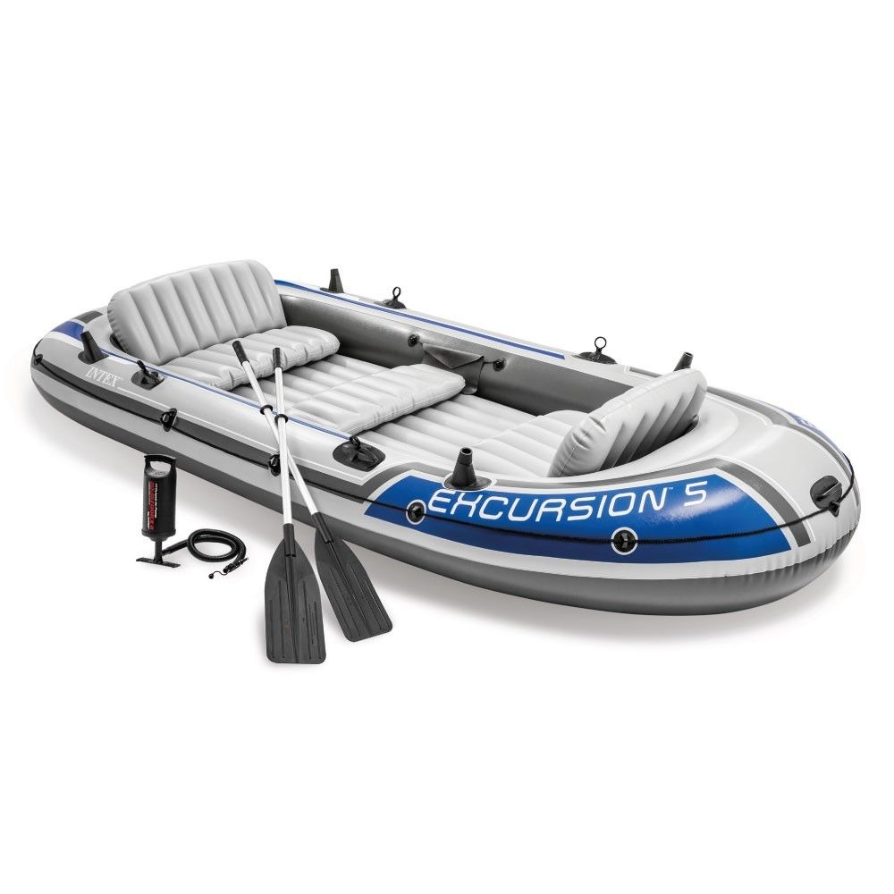 Bateau gonflable avec pagaies et gonfleur - Excursion 5