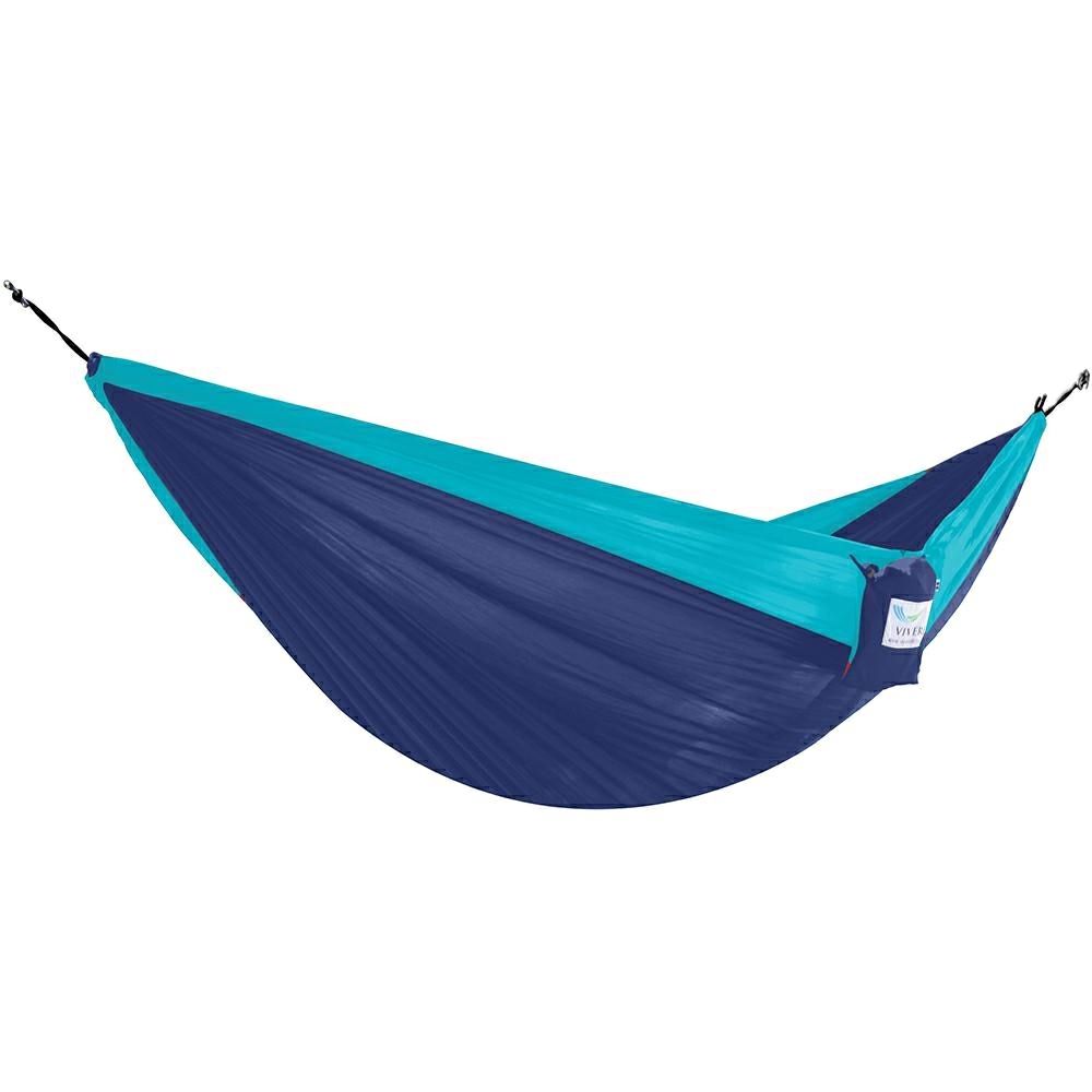 Hamac parachute 2 places - Navy / Turquoise