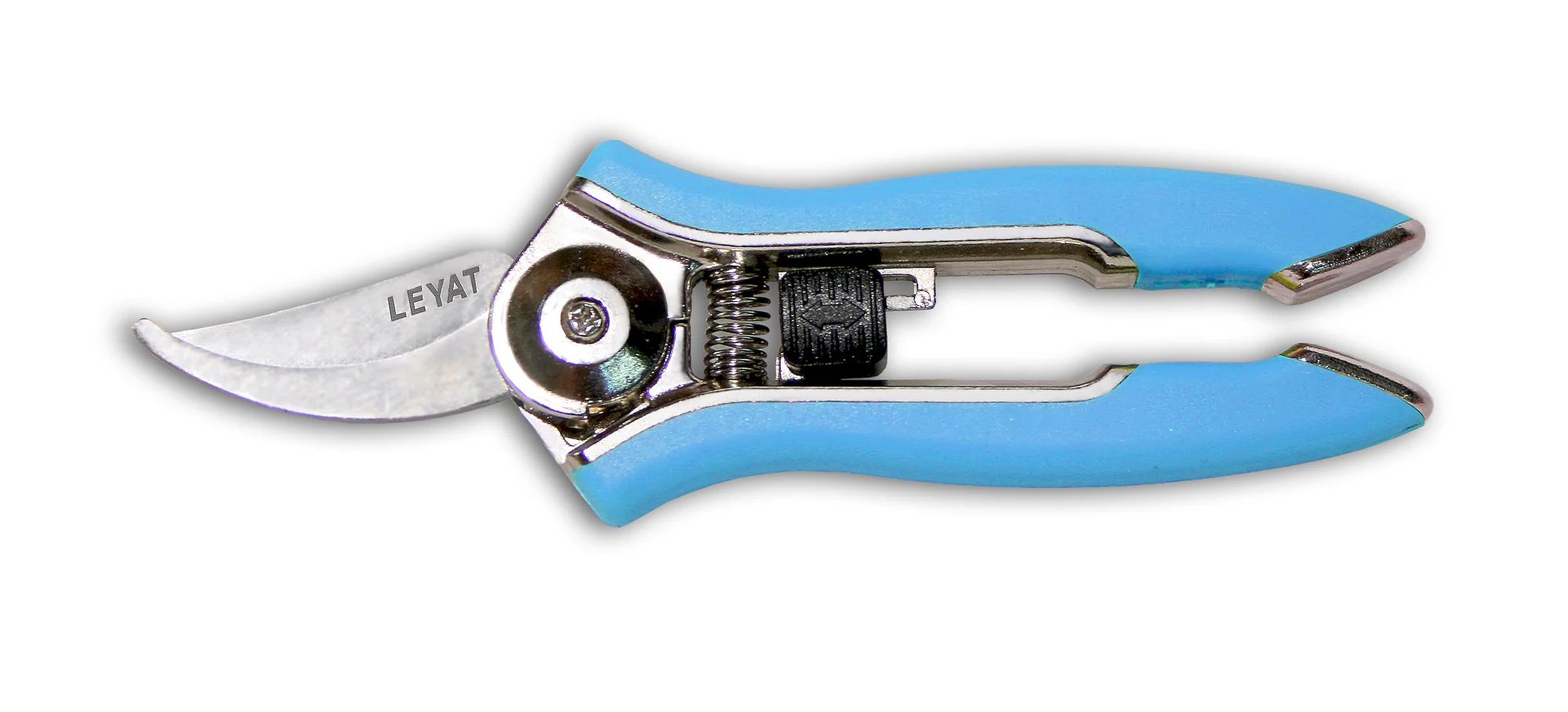 Sécateur LEYAT Happy Line Traditionnel, lame courbe, bleu