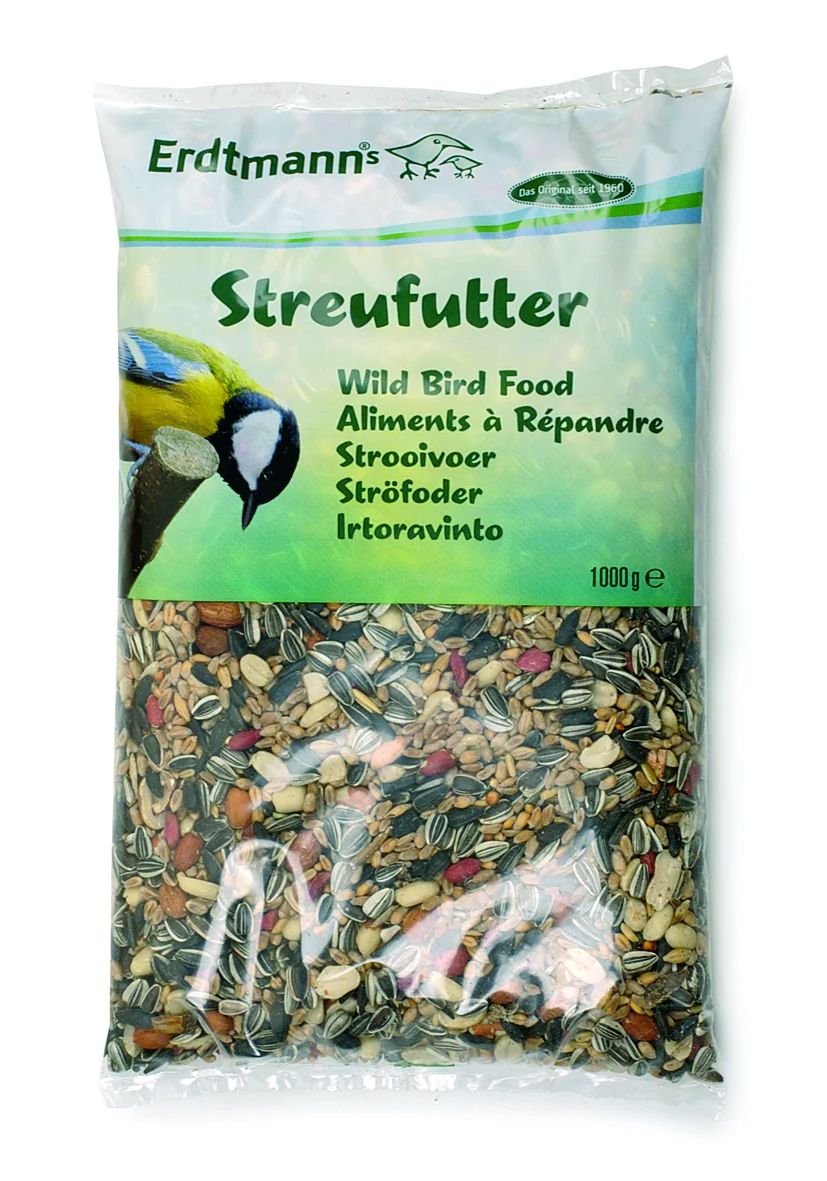 Mélange de graines à répandre pour oiseaux, 1 kg