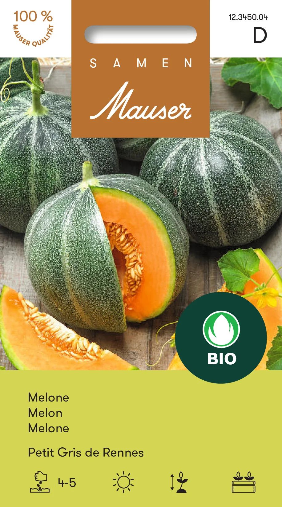 BIO Melon Petit Gris de Rennes