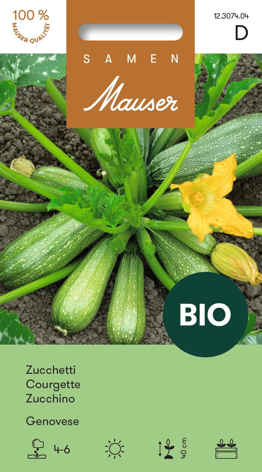 BIO Courgette Genovese