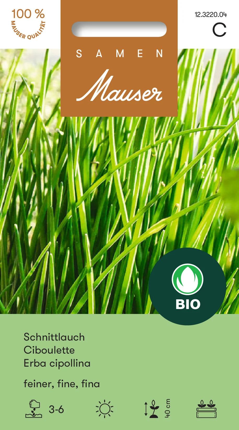 Knospe Bio Schnittlauch feiner