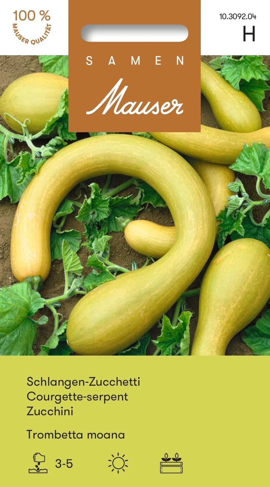 Courgette-serpent Trombetta Moana
