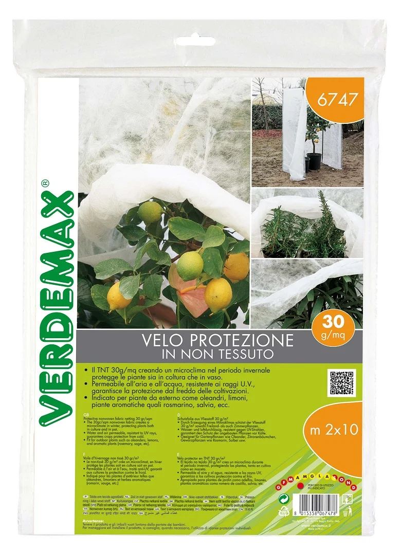 Voile d'hivernage non tissé blanc 1.6 × 5 m