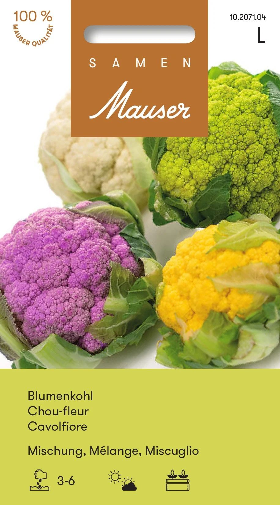 Mélange de choux-fleurs