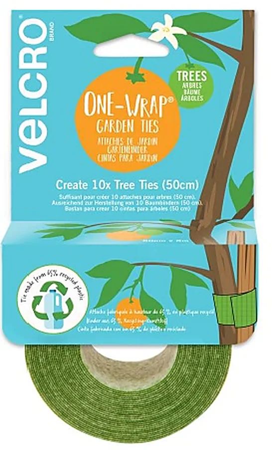 Attache de jardin auto-agrippante en rouleau, 65 % plastique recyclé, 5 cm × 5 m