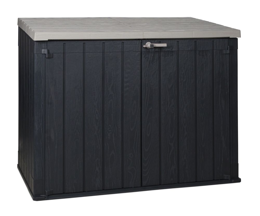 Coffre de jardin Storer Plus 2XL 2270 litres - Anthracite foncé | gris chaud