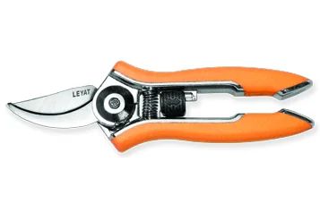 Sécateur LEYAT Happy Line Traditionnel, lame courbe, orange