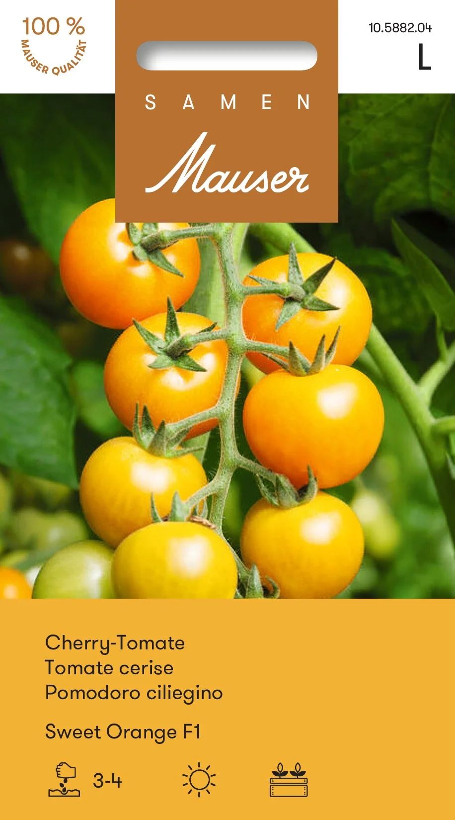 Tomate cerise Sweet Orange F1