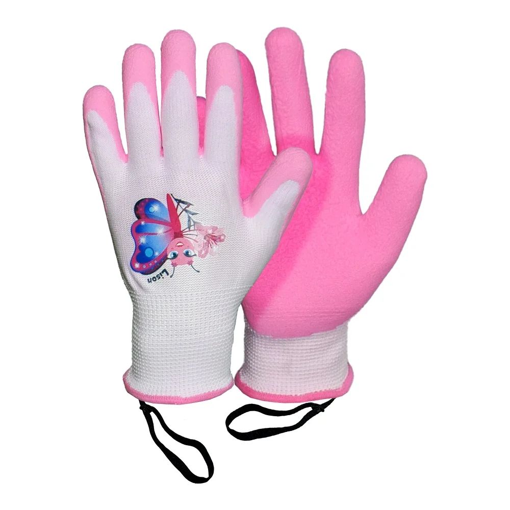 Gant enfant Rostaing « Lison le papillon », rose, 6-8 ans