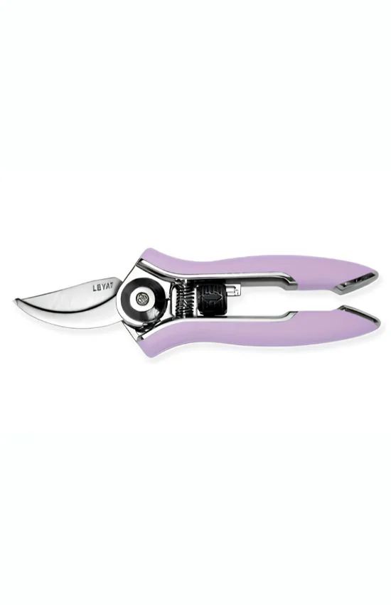Sécateur LEYAT Happy Line Traditionnel, lame courbe, lilas