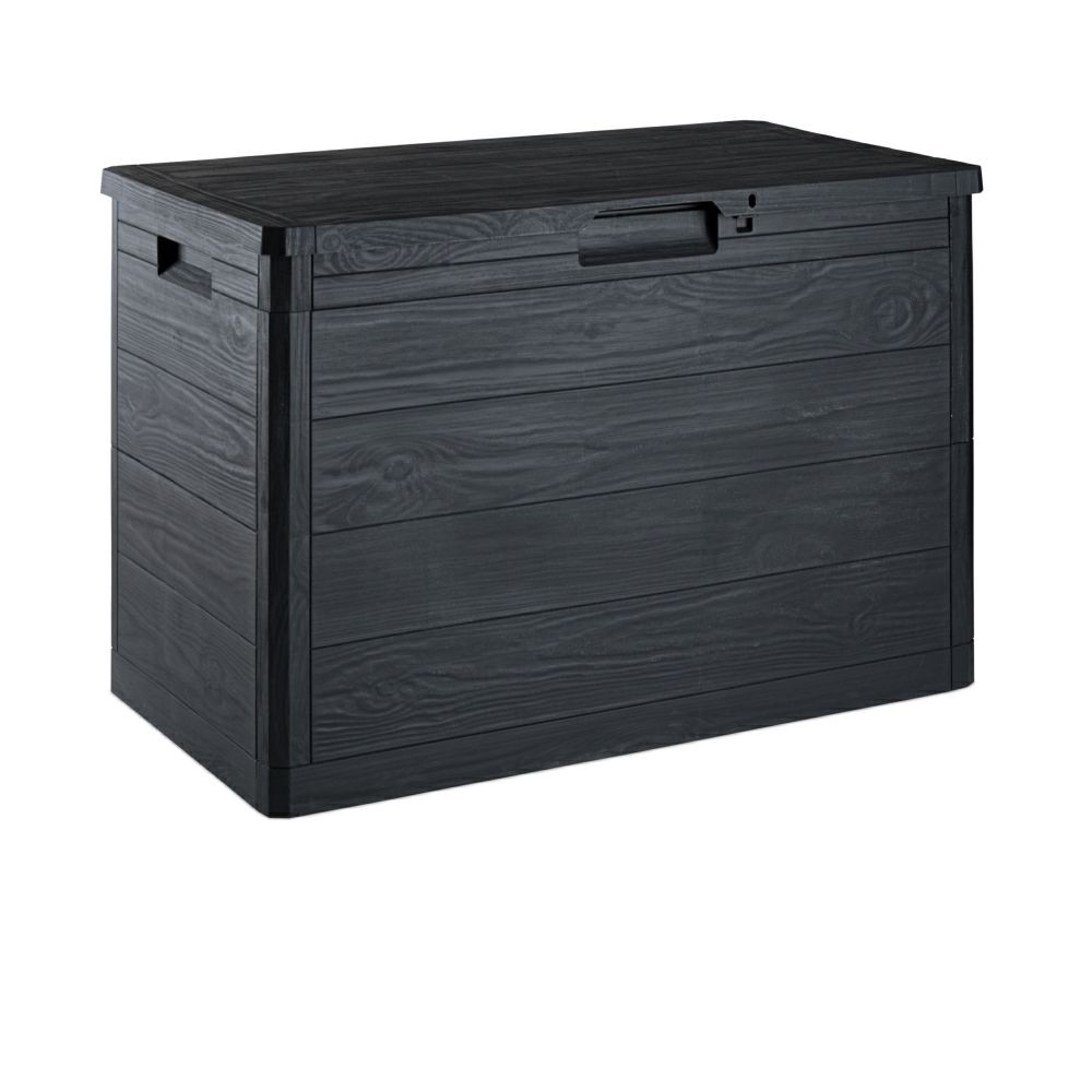 Coffre de jardin 160 litres Woody - Anthracite foncé