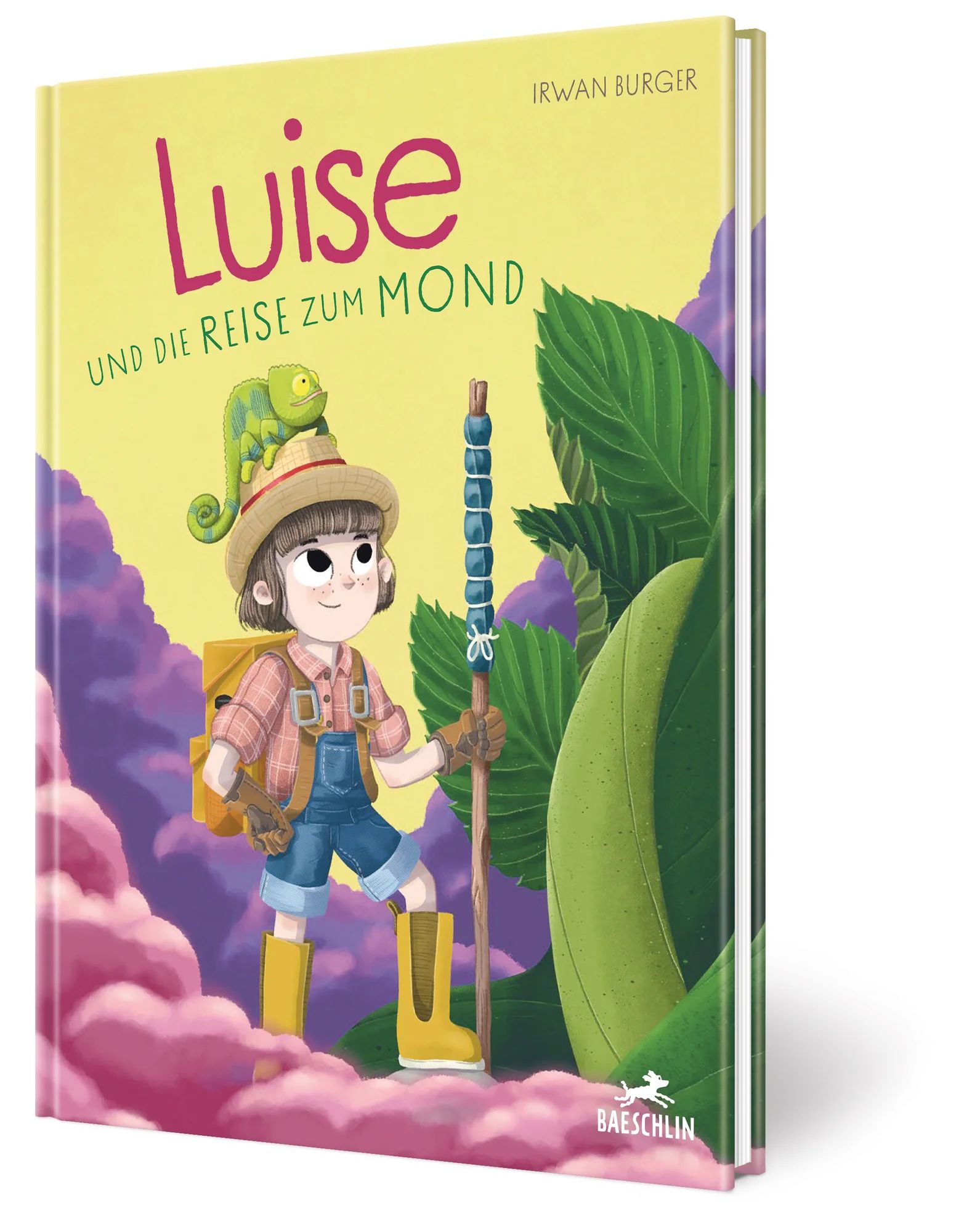 Livre pour enfants « Luise und die Reise zum Mond » d'Irwan Burger (en allemand)