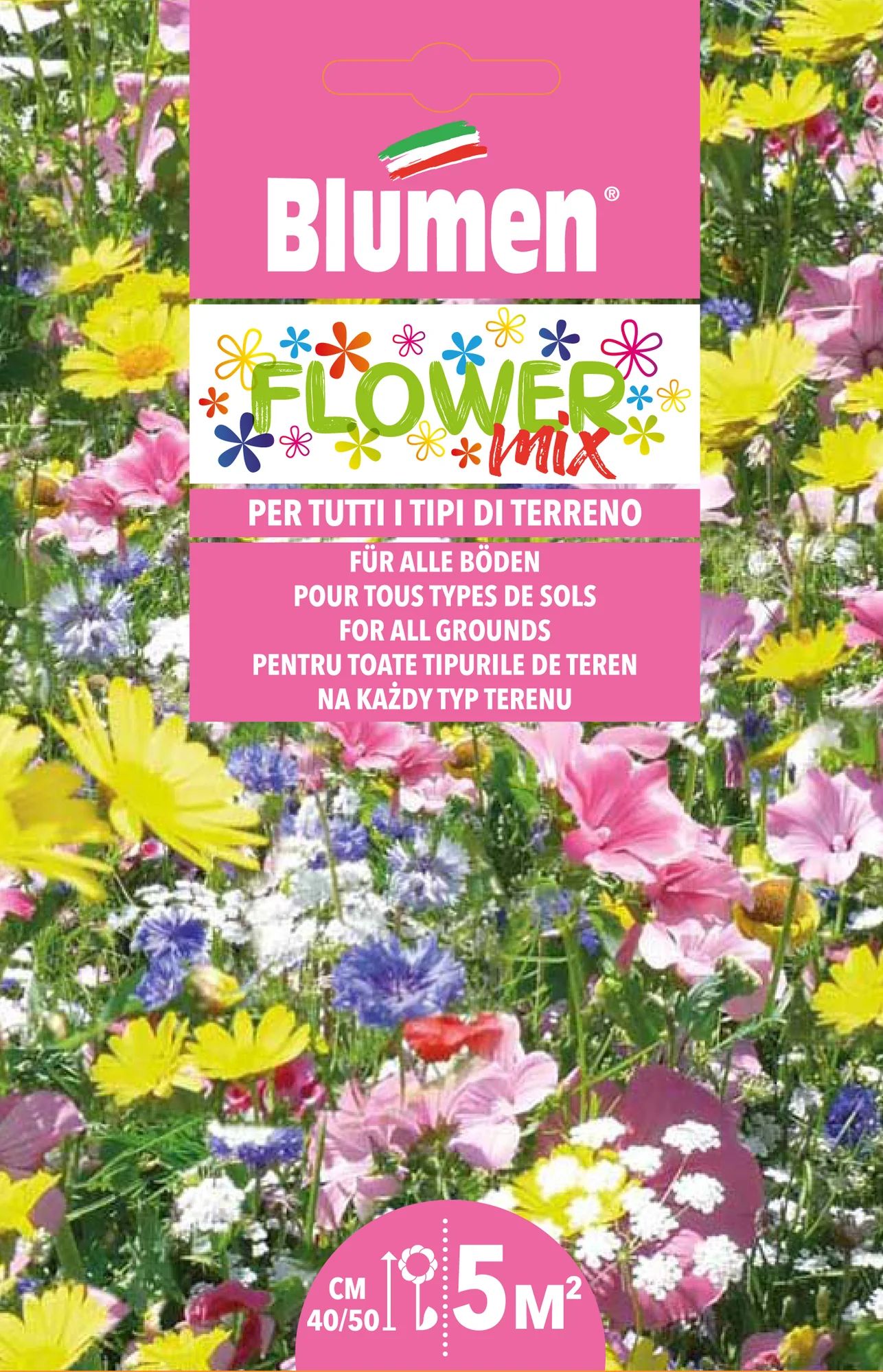 Mélange de fleurs pour tous types de sols