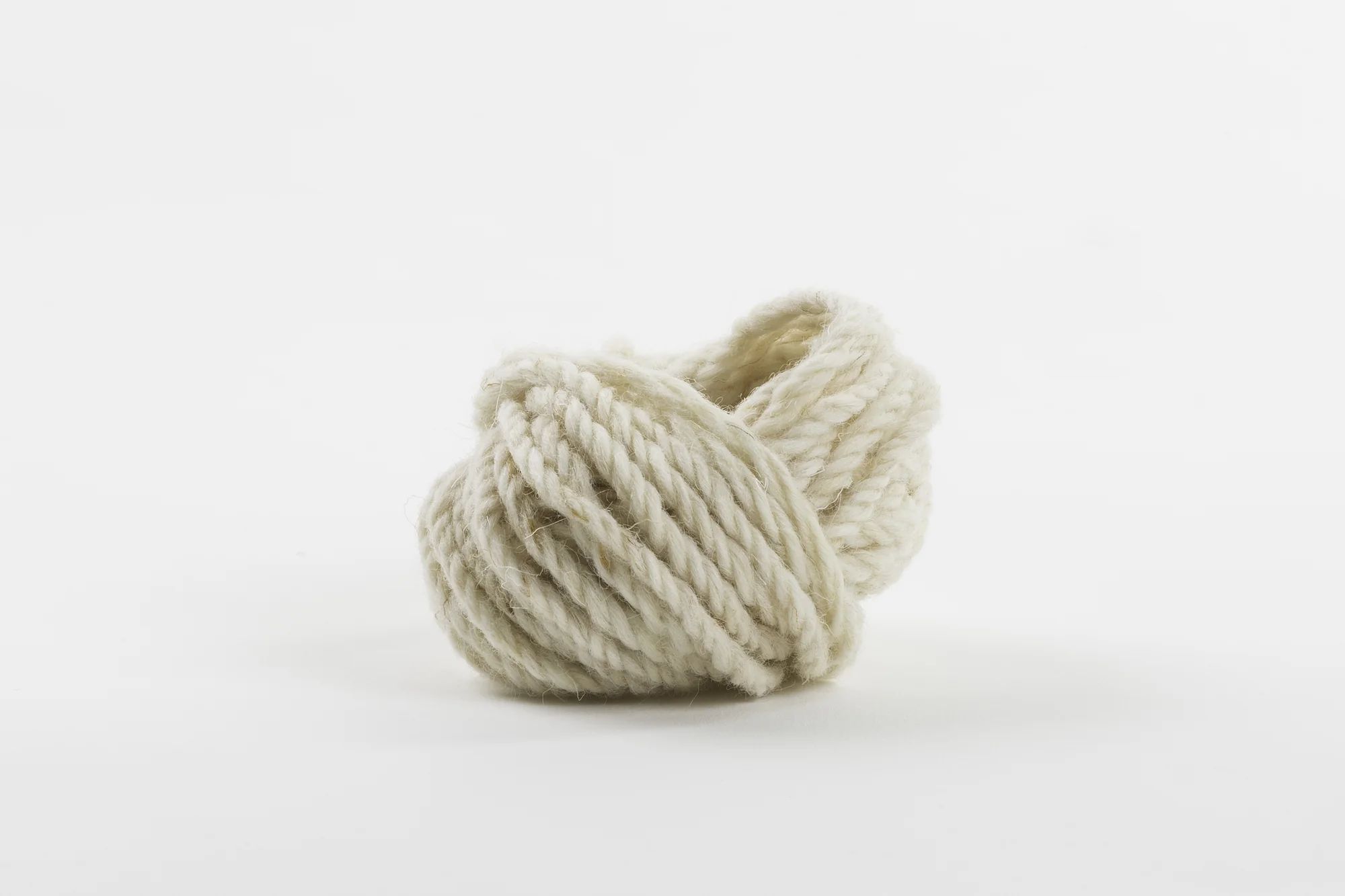 GardenWool® Fil de laine blanc nature, 10 m