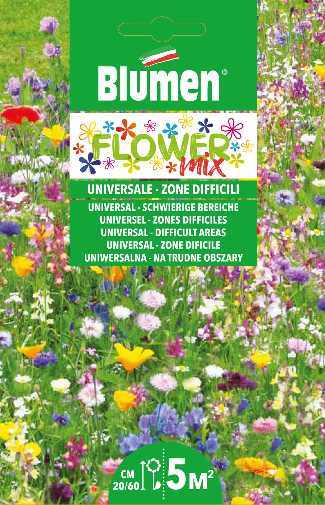Mélange de fleurs universel pour zones difficiles