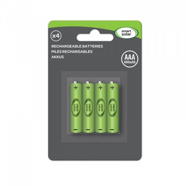 Piles rechargeables AAA, lot de 4