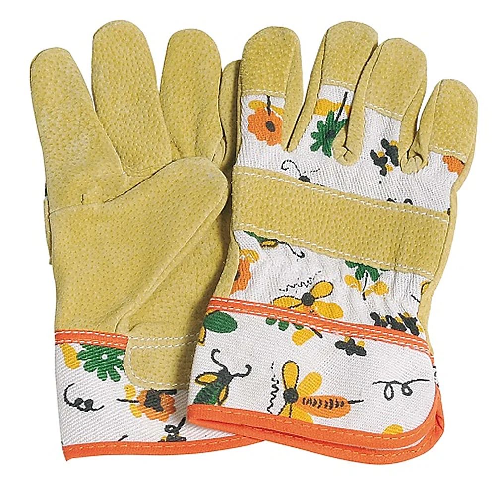 Gants de jardinage pour enfants Verdemax Junior en cuir et coton