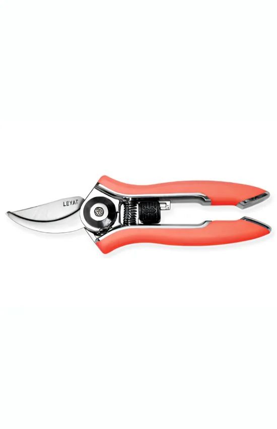 Sécateur LEYAT Happy Line Traditionnel, lame courbe, rouge