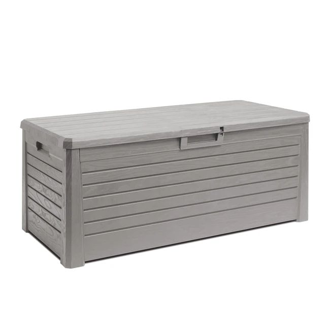Coffre de jardin Florida 550 litres - Gris chaud