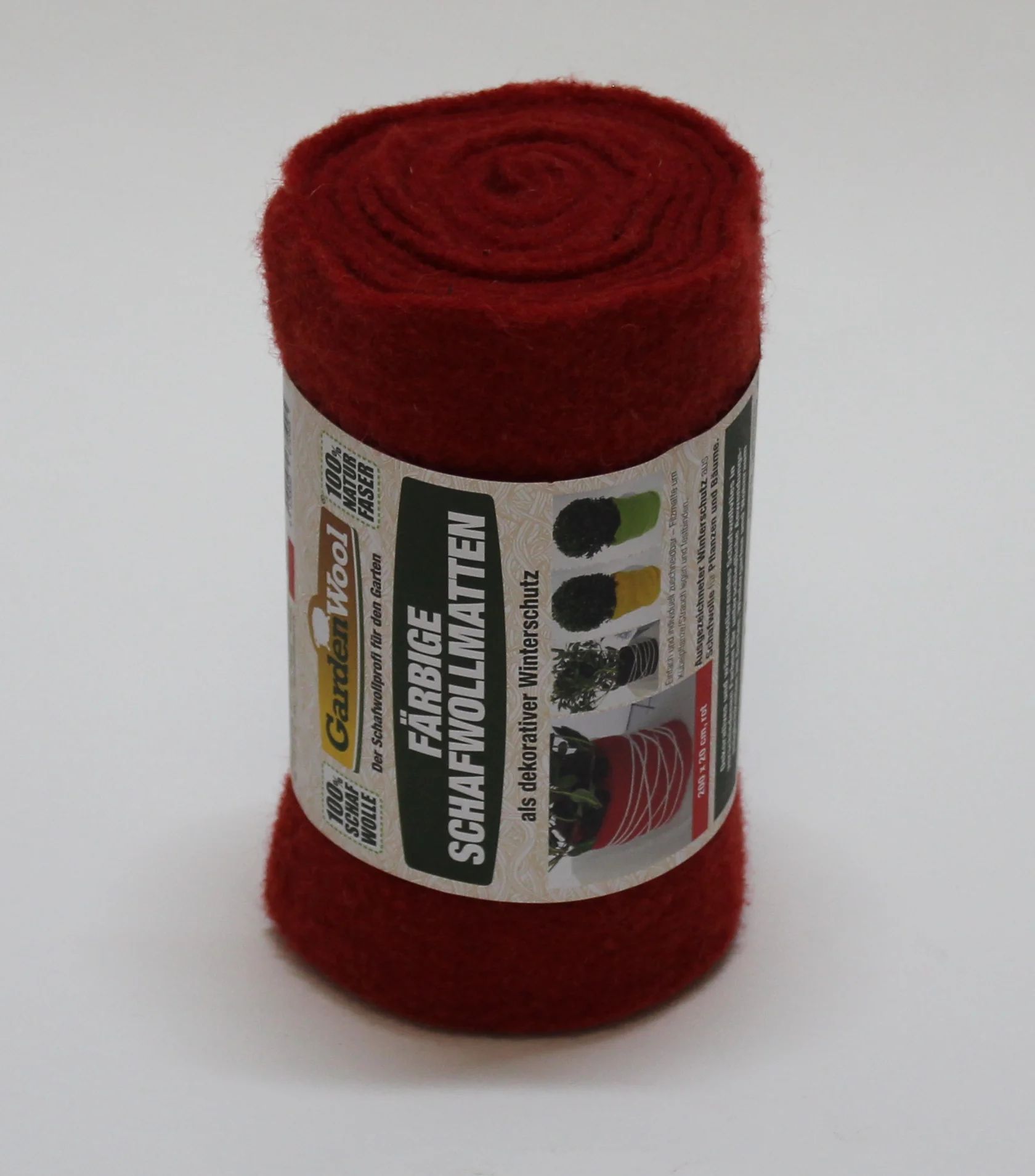 GardenWool® Natte de protection hivernale rouge, 200 × 20 cm