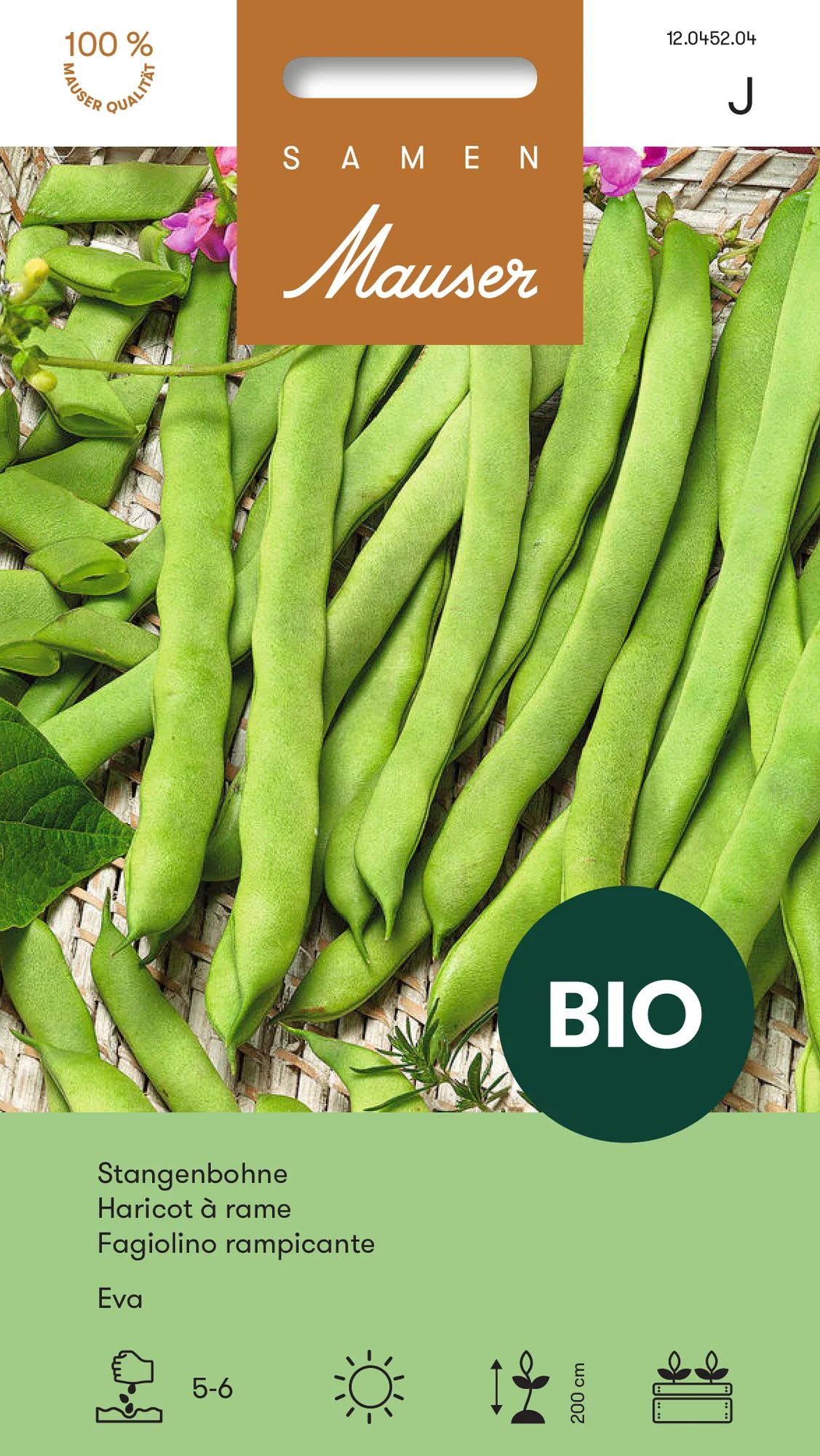 BIO Haricot à rame Eva