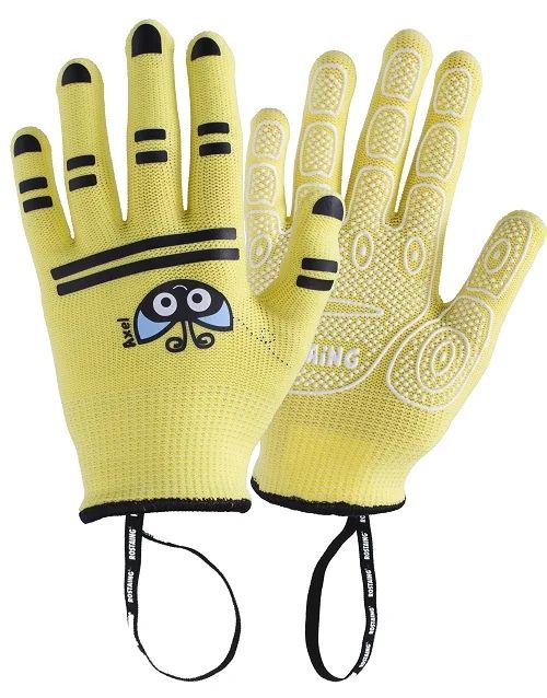 Gant enfant Rostaing « Axel l'abeille », jaune, 3-4 ans