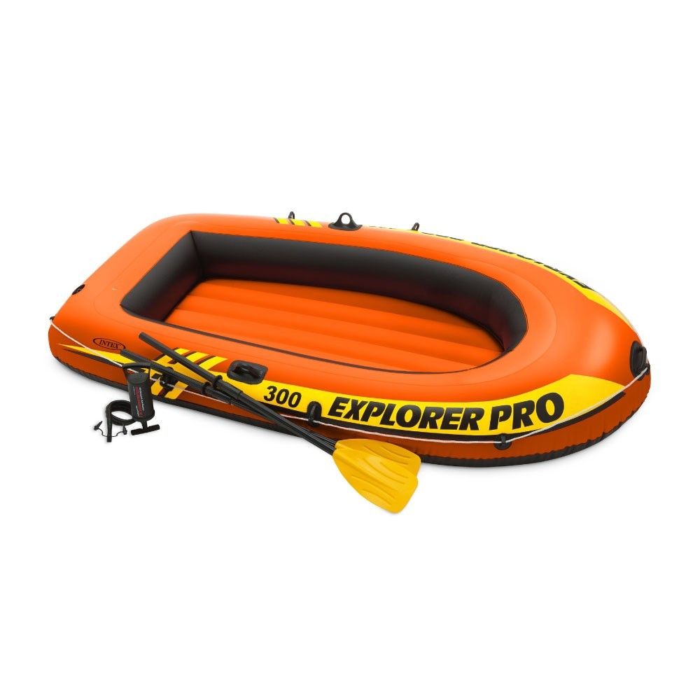 Bateau gonflable avec pagaies et gonfleur - Explorer Pro 300