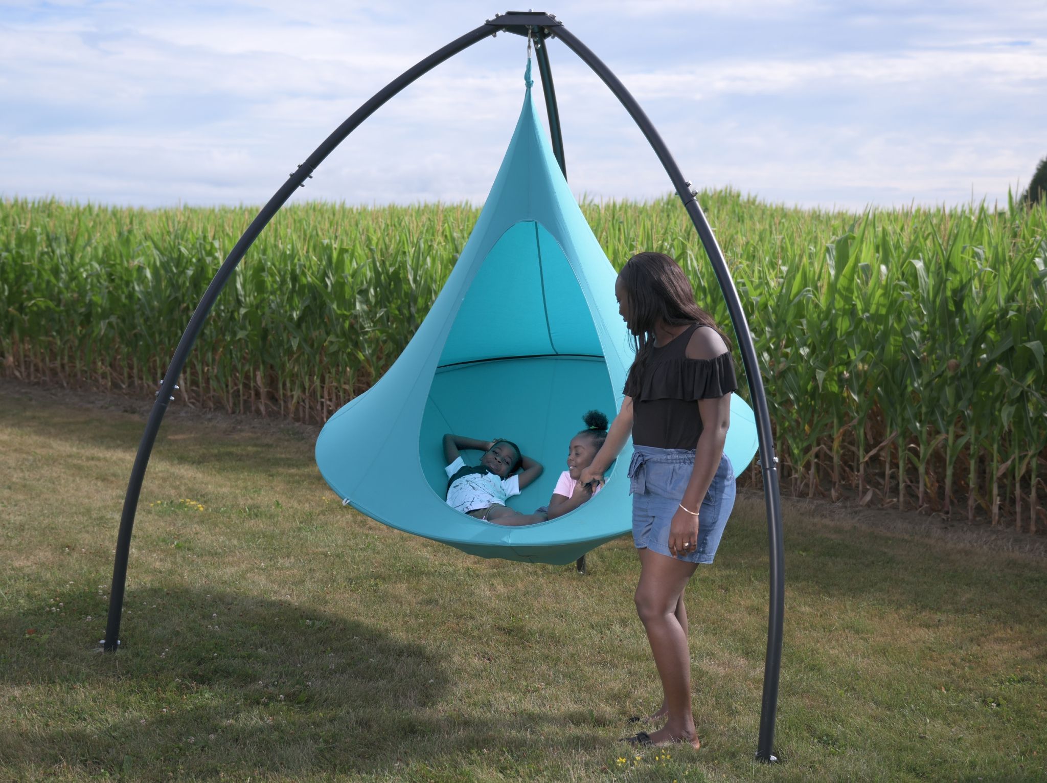 Cacoon simple - Turquoise